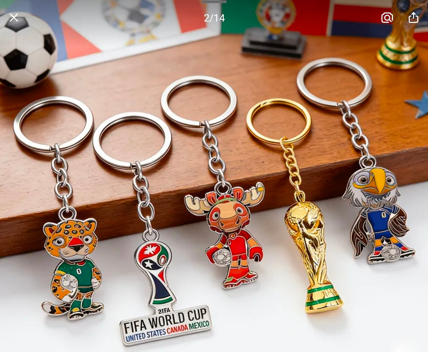 FIFA 26 WORLD CUP ключодържатели 5 модела Световно първенство