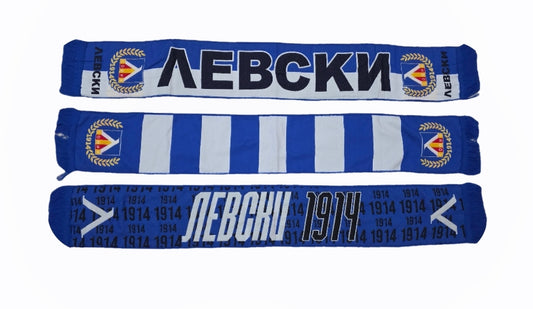 Футболен Шал LEVSKI 1914 / Левски е Вечен, плетен