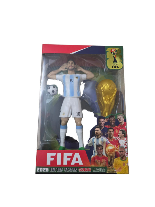 Меси Аржентина Фигурка с Купа Ново играчка на Меси Световна Купа 20см Футбол