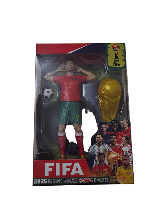 Ronaldo Portugalia Фигурка с Купа Ново играчка на Роналдо 7 Световна Купа 20см Футбол