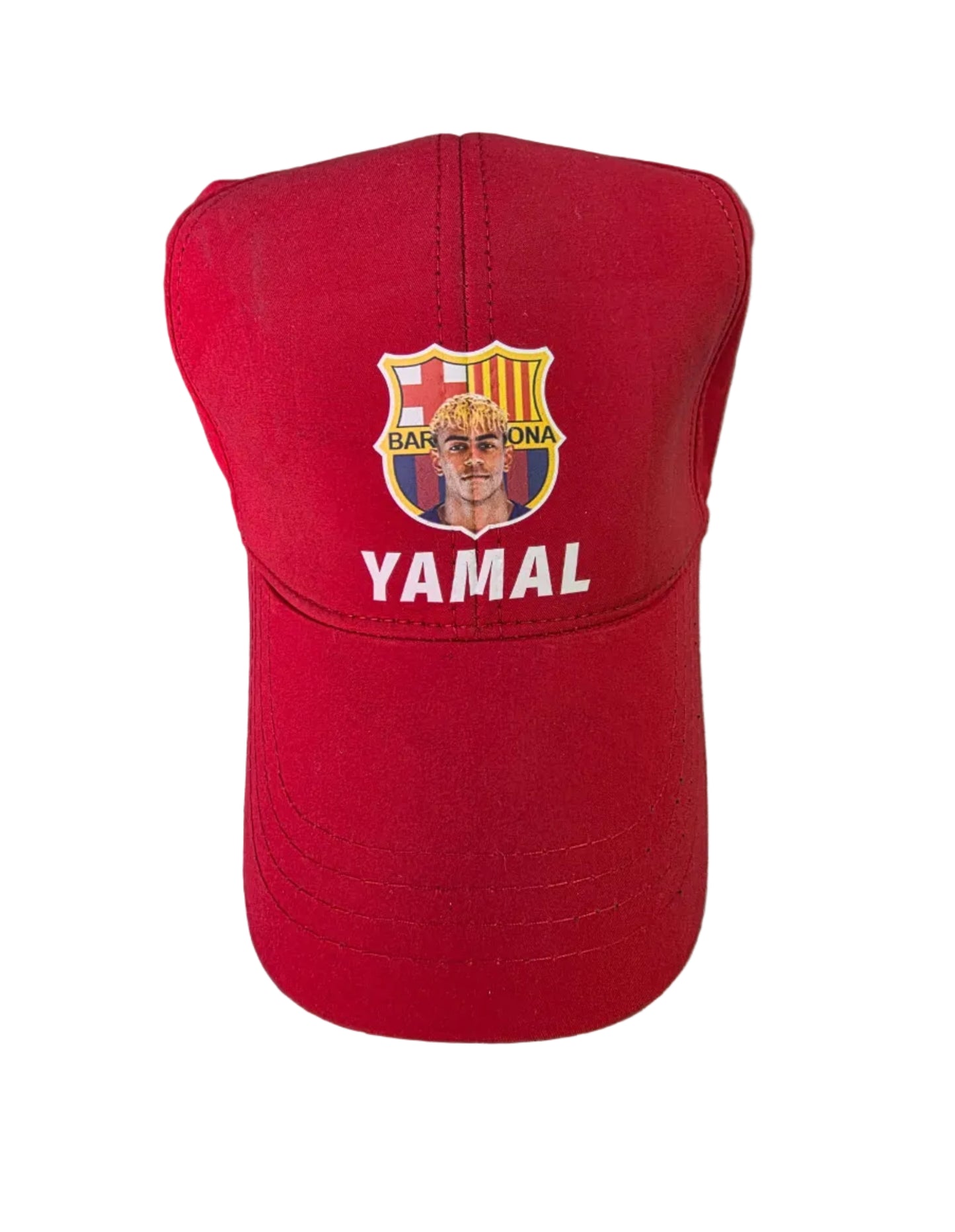 Спортна шапка с козирка, Футбoлна на Ямал, Червена Lamine Yamal