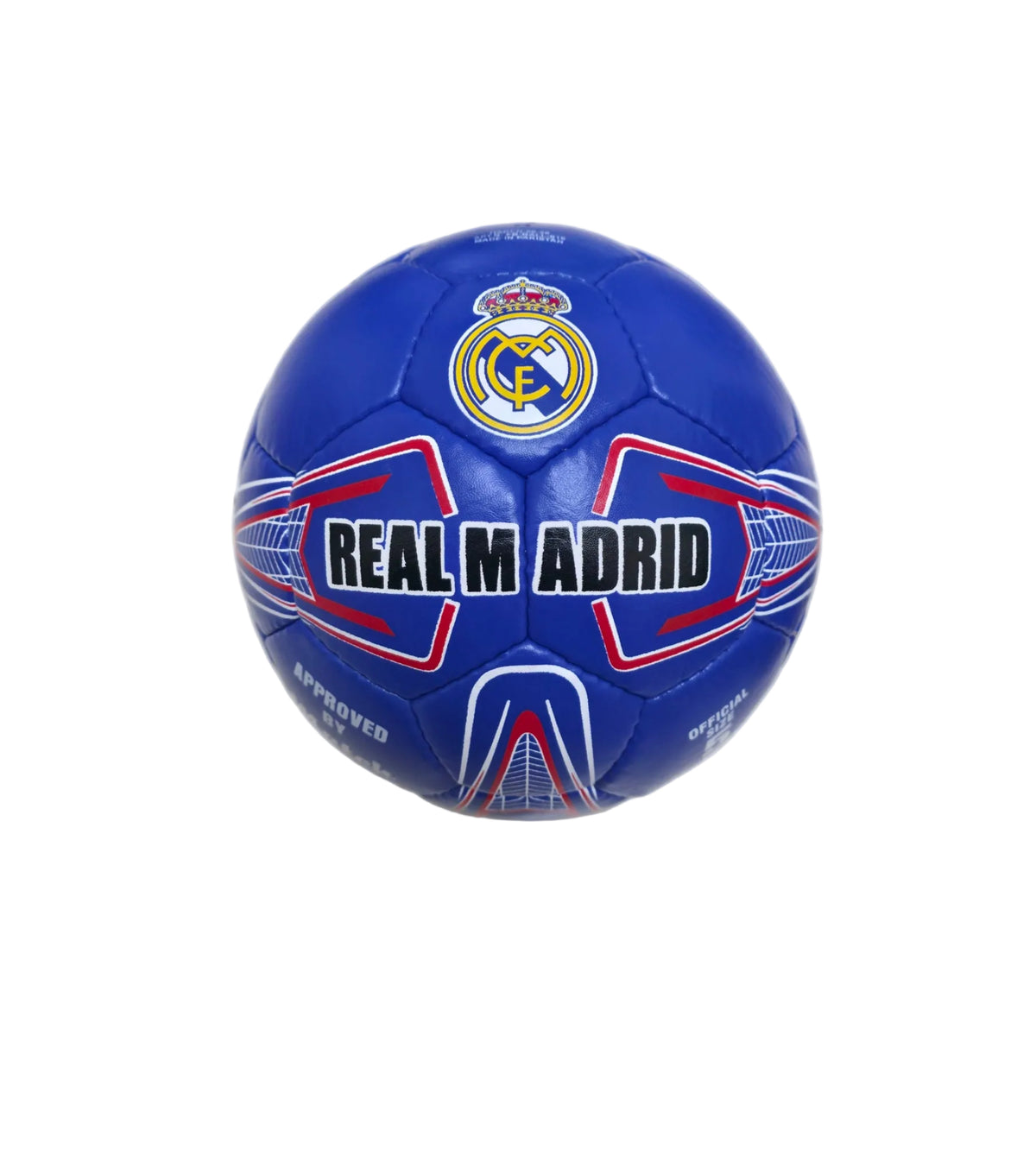 New Футболна Топка Real Madrid 26г Синя Размер 5, Шита PRO Pakistan