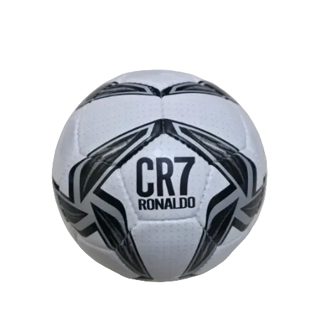 Футболна Топка на CR7 Роналдо 2026г Черно Бяла Реал Мадрид Размер 5,