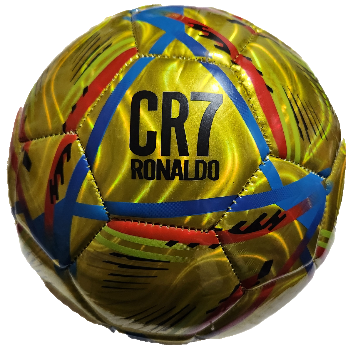 Футболна Топка CR7 RONALDO / Роналдо 2024г Бяло - Шарена