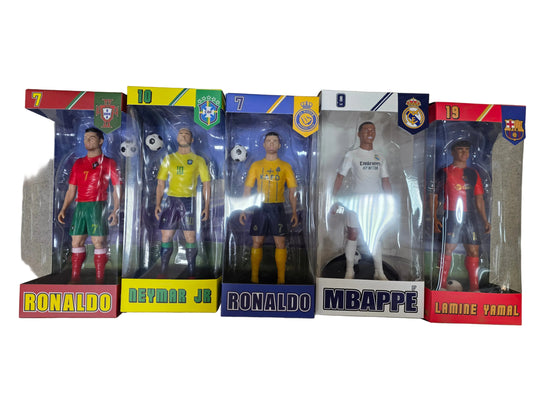 Фигурка в Кутия играчка на Роналдо, Меси, Ямал, Неймар, Мбапе Реал Мадрид 20см Футбол