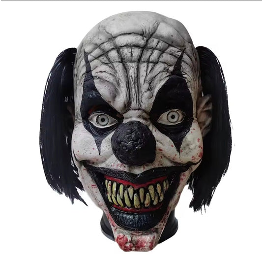 Halloween MASK CLOWN Horor Маска за Хелоуин Страшна маска Бял Клоун