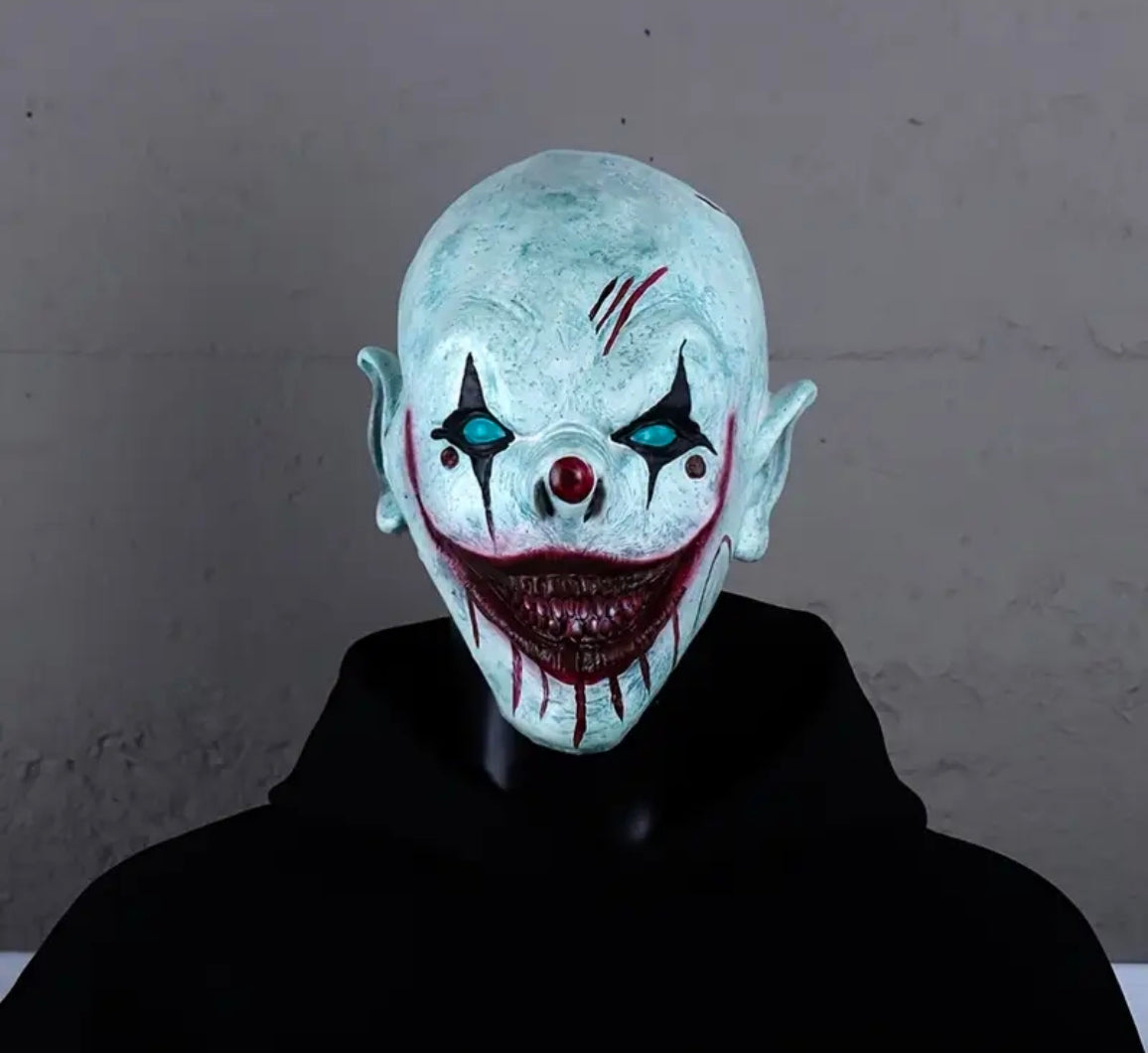 Halloween MASK Маска за Хелоуин Страшна маска Бял жокер Филма ТО