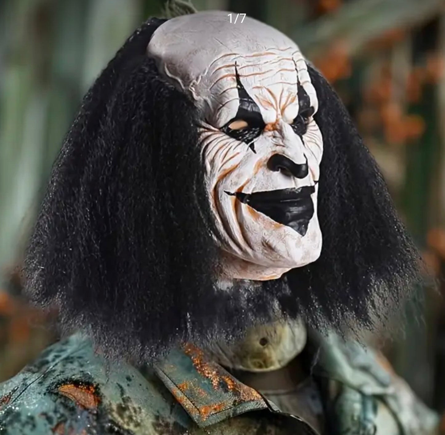 Halloween MASK Маска за Хелоуин Страшна маска Бял жокер Филма ТО