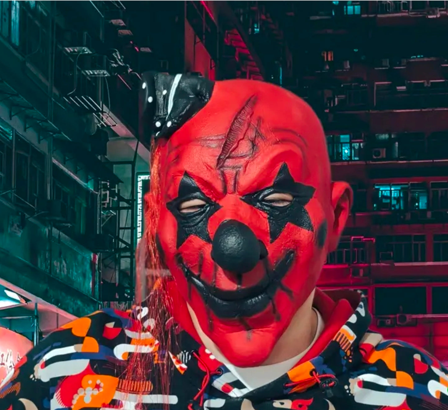 Halloween MASK CLOWN Horor Маска за Хелоуин Страшна маска Бял Клоун