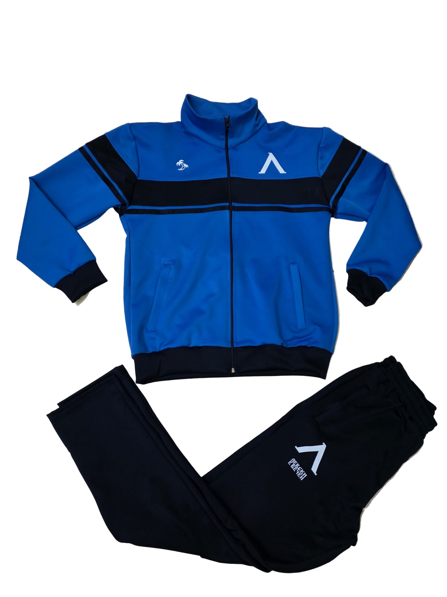 Мъжки спортен екип на Levski Sofia, Черно Синьо, Анцуг с дълъг ръкав Левски