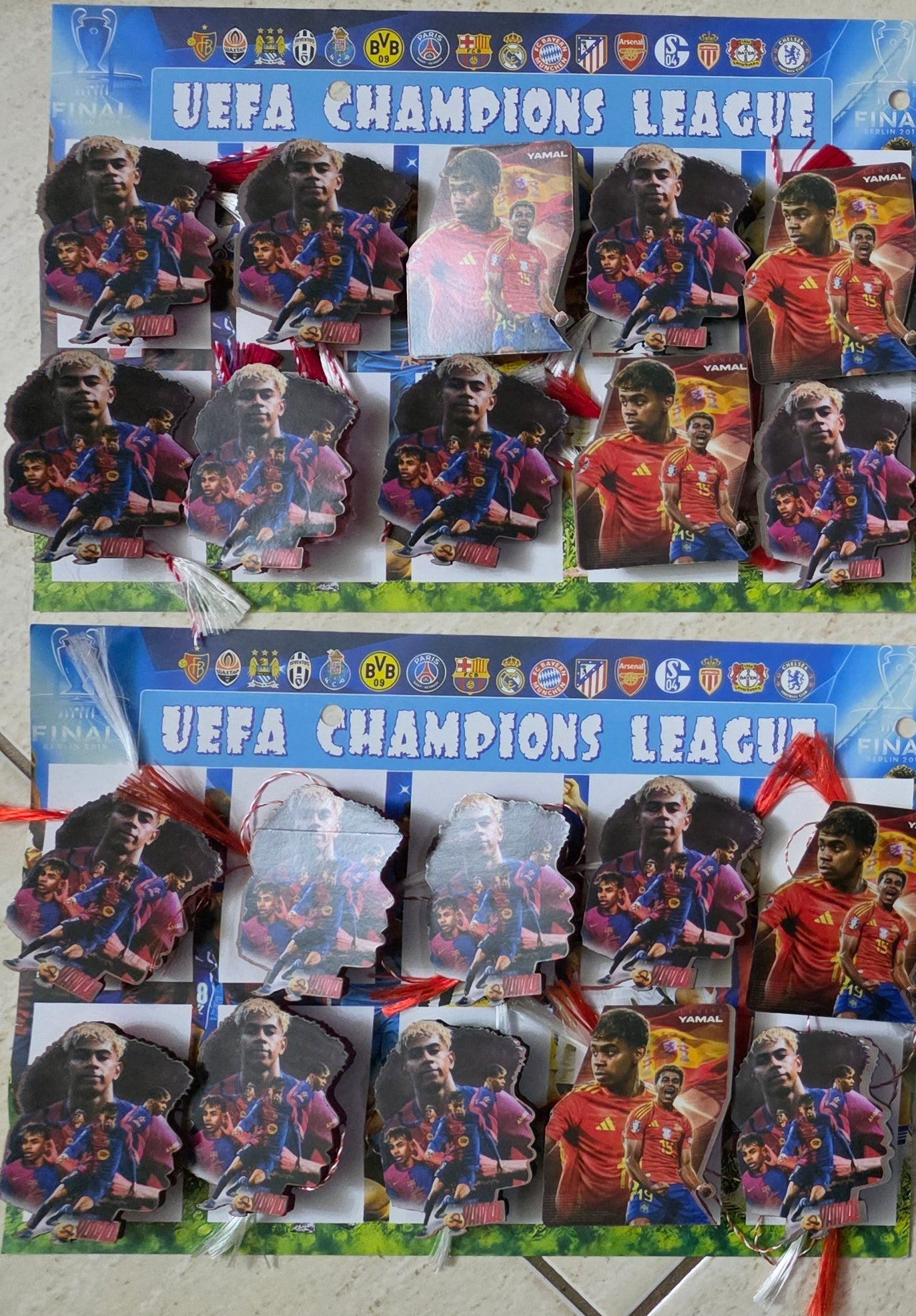 Мартеници за деца Левски и Цска