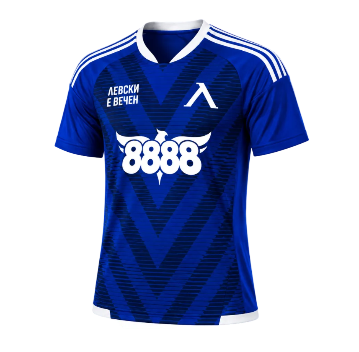 26/27 Мъжка Тениска на ЛЕВСКИ София 8888 New, футболен LEVSKI SOFIA NEW