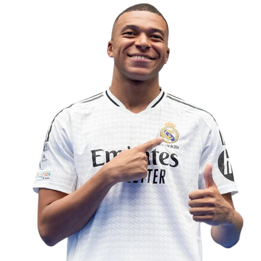 Детски футболен спортен екип с Чорапи на  Реал Мадрид 9 Мбапе, футболен MBAPPE 9 MADRID2025