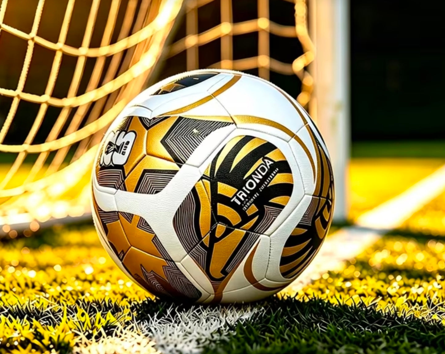 Златна Топлка Световно FIFA Топка СВЕТОВНО 2026г WORLD CUP NEW TRIONDA GOLD