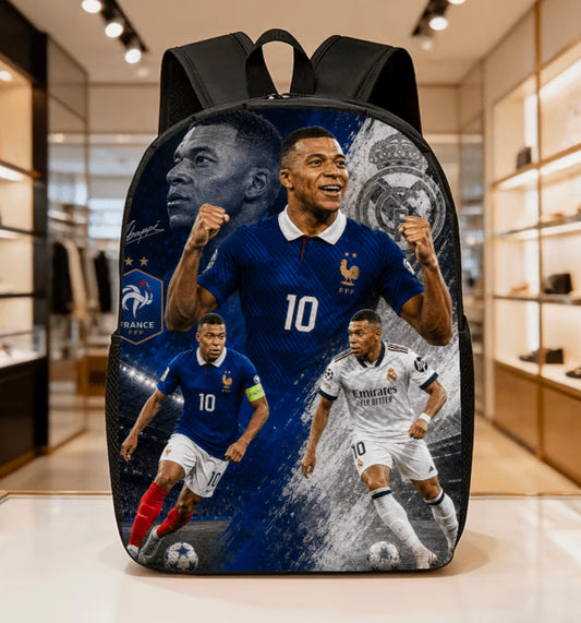 Футболна Ученическа Раница Mbappe France Real Madrid New