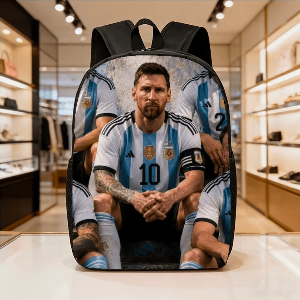 Футболна Ученическа Раница MESSI 10 детско юноша Барселона Меси