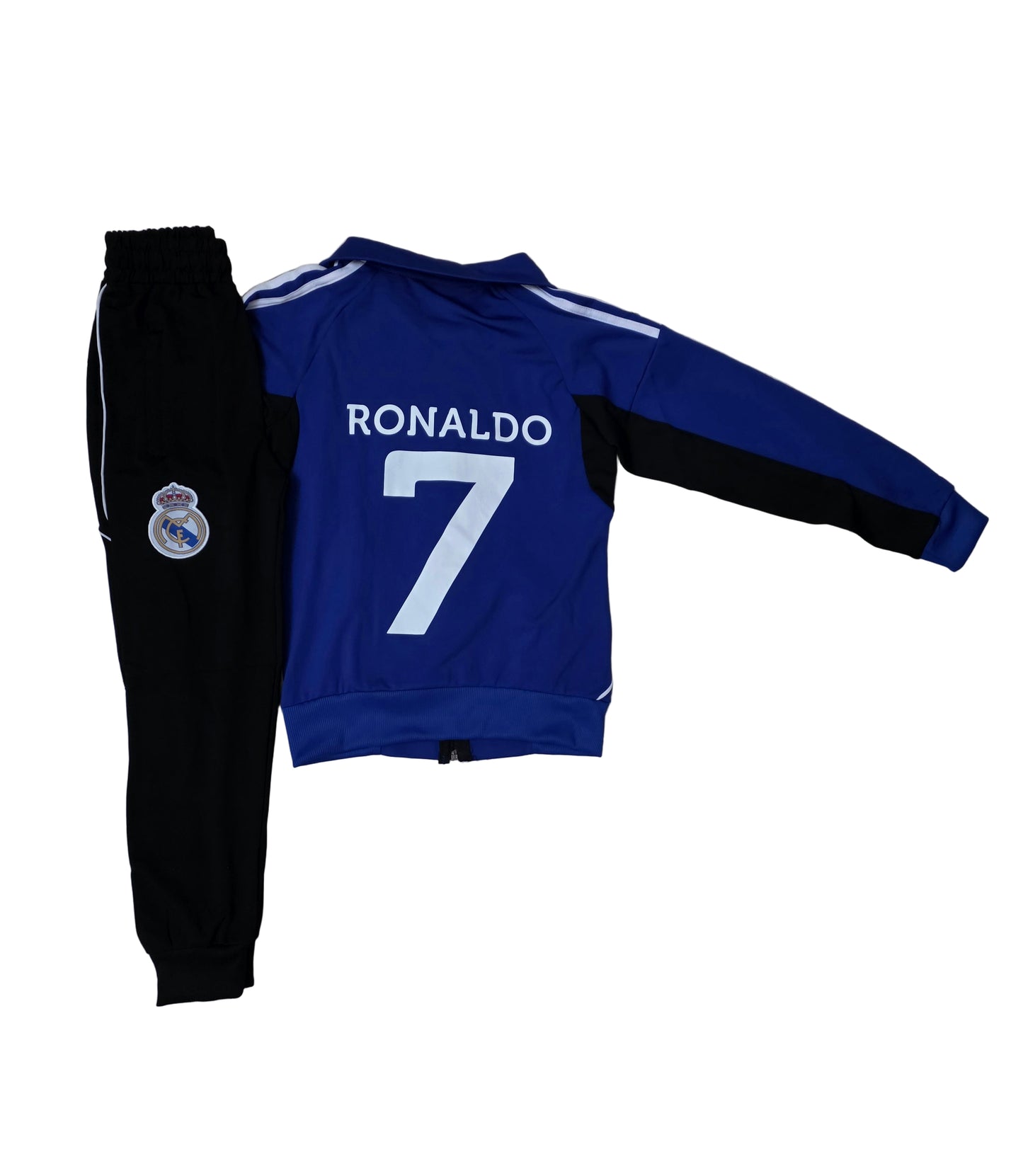 Спортен екип на Роналдо 7, Син Анцуг с дълъг ръкав Реал Мадрид Шампионска лига