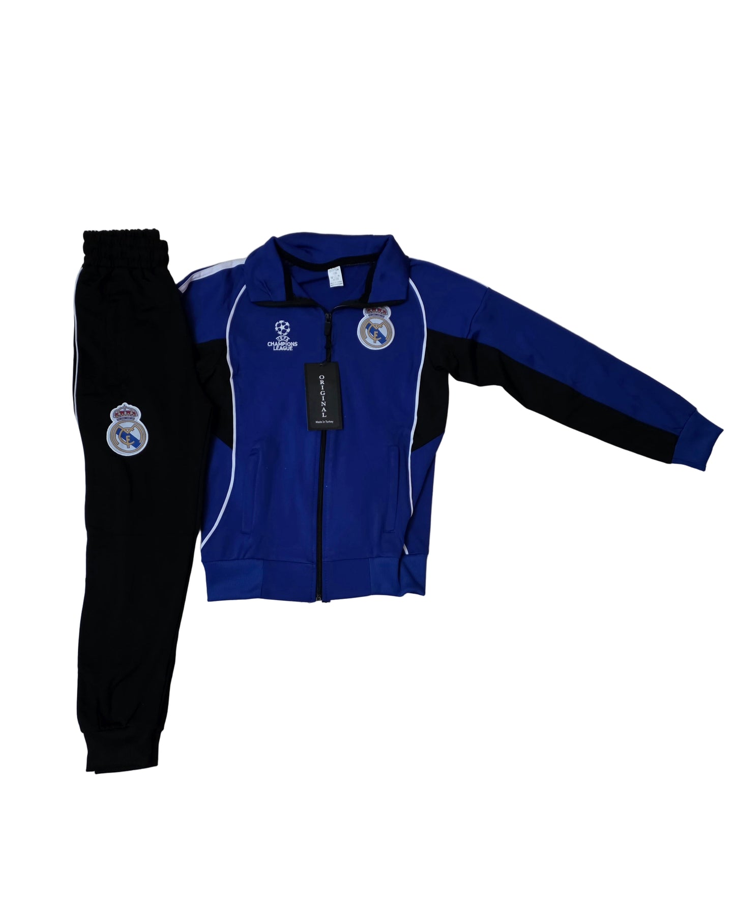 Спортен екип на Роналдо 7, Син Анцуг с дълъг ръкав Реал Мадрид Шампионска лига