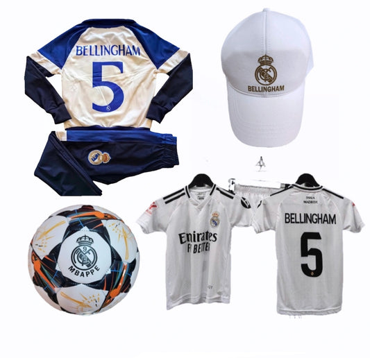 Детски спортен Комплект Belingham за 5г СЕТ Реал Мадрид Комплект с различни артикули на Промоция