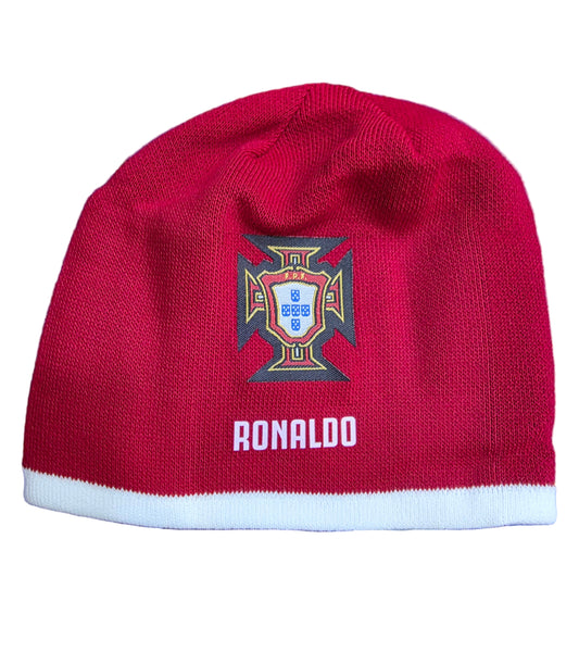 Роналдо червена Спортна Зимна Шапка, Футбoлна Португалия 7