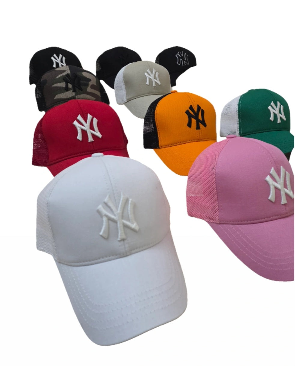 Мъжка и дамска шапка NEW YORK 2026г Летен модел с Мрежа NEW