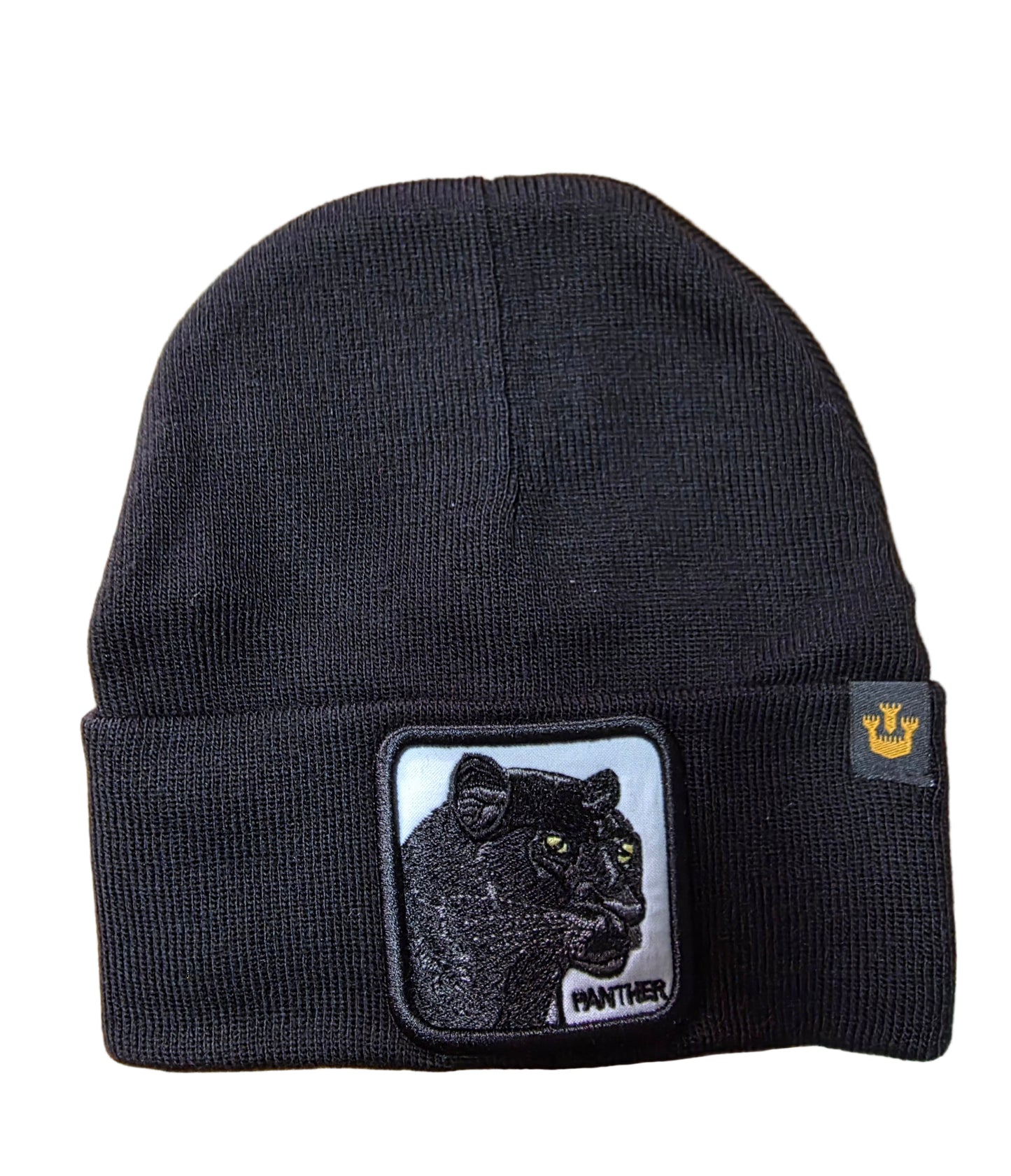 Зимна CR7 Panter Oficial Model GOORIN BROS Black Panter Черна шапка Пантера Роналдо