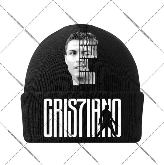 CR7 Роналдо Спортна Зимна Шапка, Футбoлна Ronaldo CR7 Черен цвят