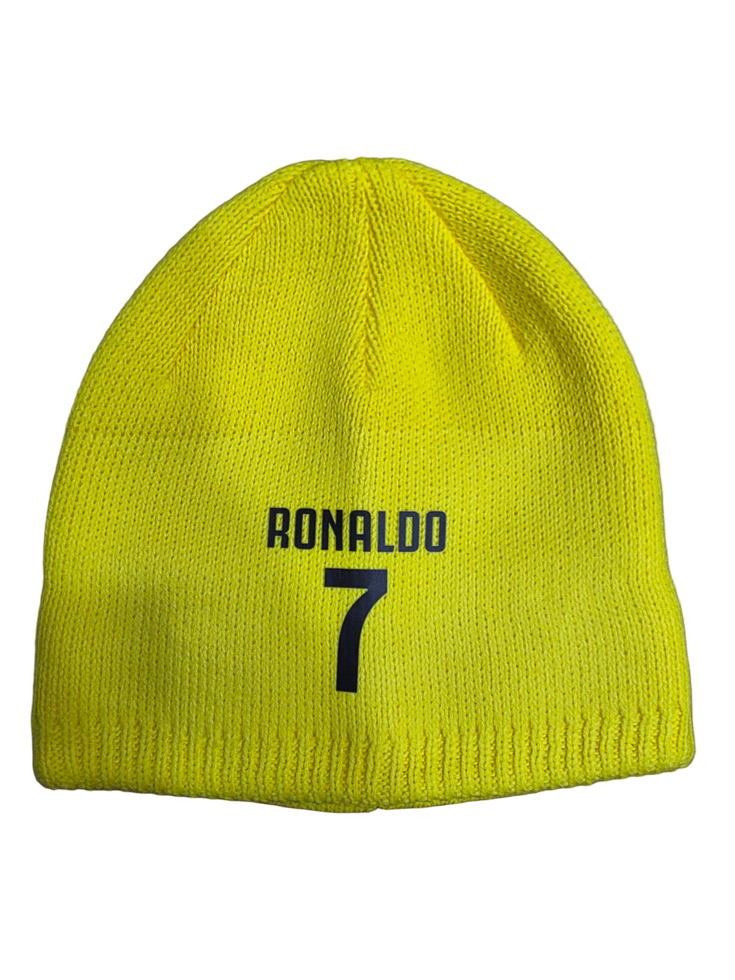 Ronaldo CR7 Спортна Зимна Шапка, Футбoлна на Роналдо 7 Жълта